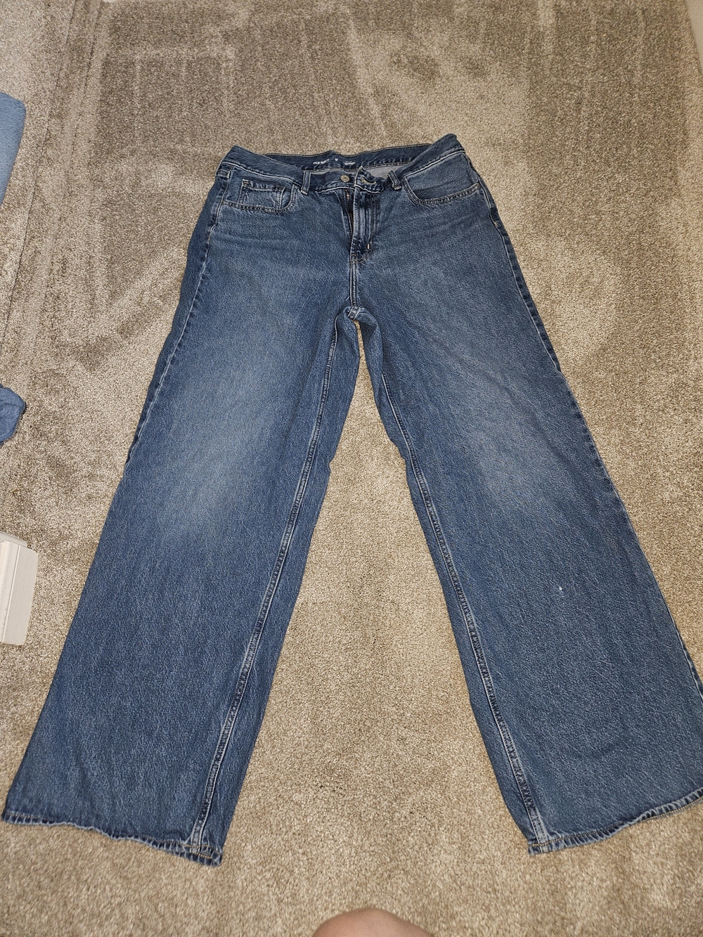 Old Navy Blue Wide Leg Jeans